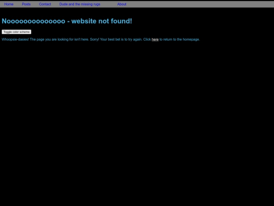 not_found screenshot