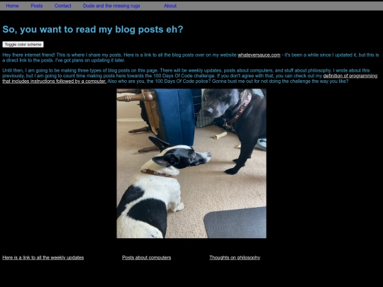 posts screenshot