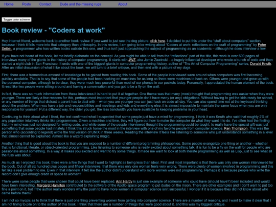 posts/computers/CodesAtWorkReview screenshot