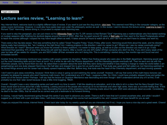 posts/computers/HammingLecture screenshot