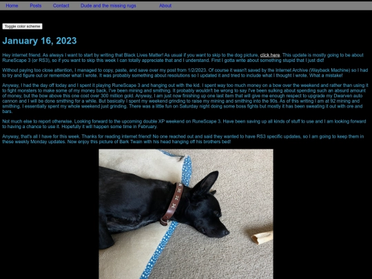 posts/weeklyUpdates/1.16.2023.update screenshot