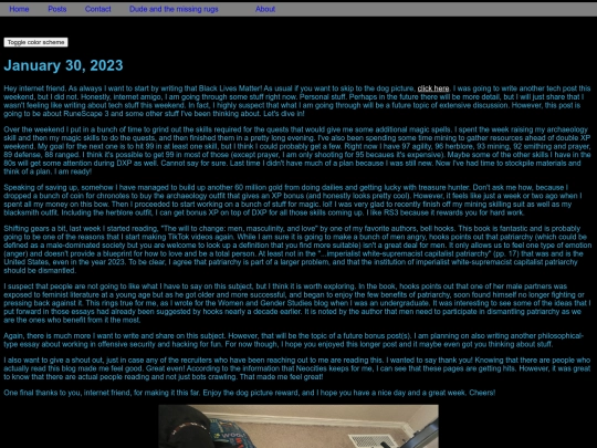 posts/weeklyUpdates/1.30.2023.update screenshot