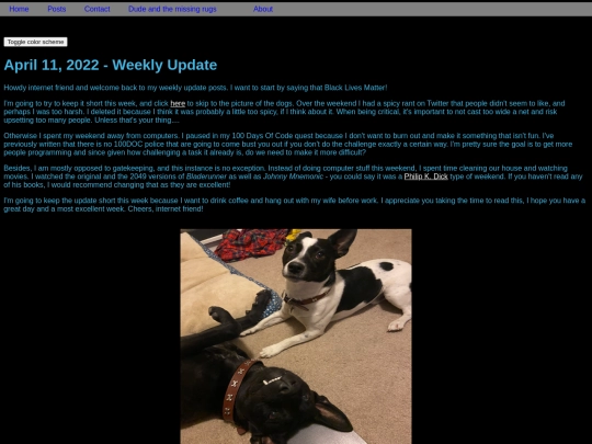 posts/weeklyUpdates/4.11.2022.update screenshot