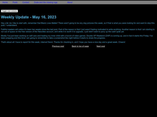 posts/weeklyUpdates/5.16.2023.update screenshot
