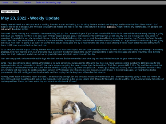 posts/weeklyUpdates/5.23.2022.update screenshot