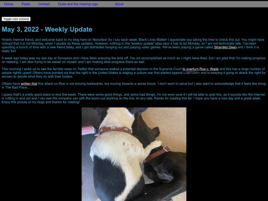 posts/weeklyUpdates/5.3.2022.update screenshot