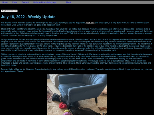 posts/weeklyUpdates/7.18.2022.update screenshot