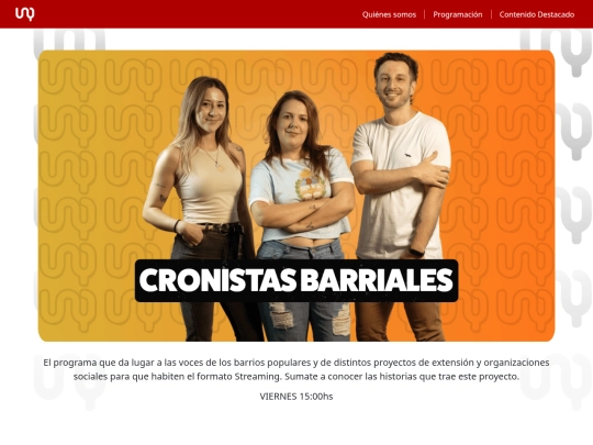 CronistasBarriales screenshot