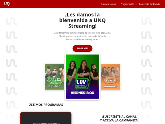 UNQstreaming screenshot