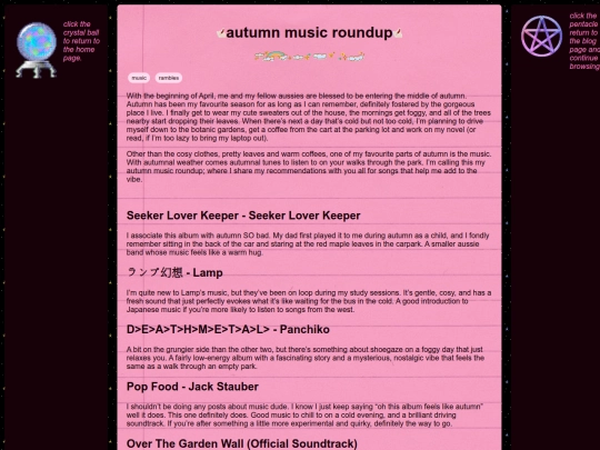 blog/autumnmusicroundup screenshot