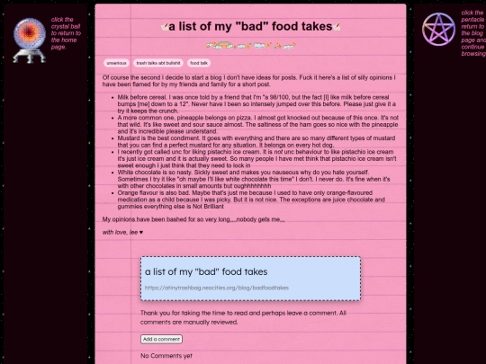 blog/badfoodtakes screenshot