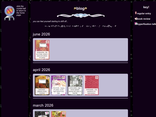 blog screenshot