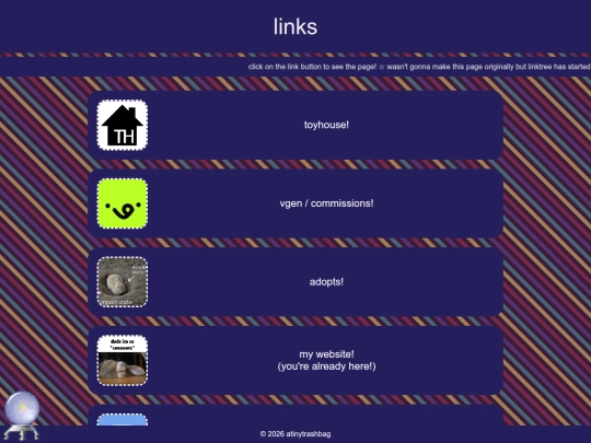 mylinks screenshot