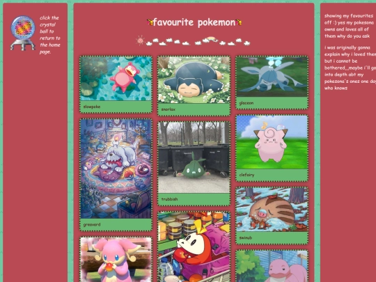 shrines/favouritepokemon screenshot