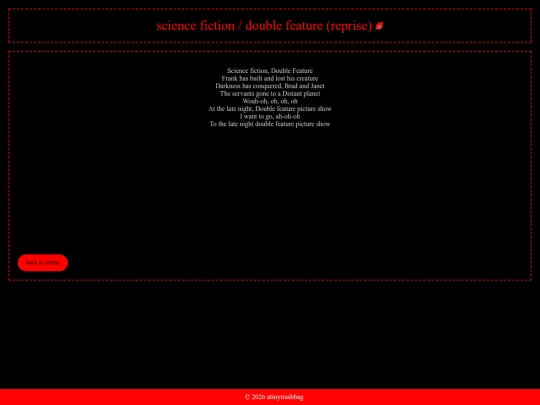 shrines/rockyhorror/sfdfreprise screenshot