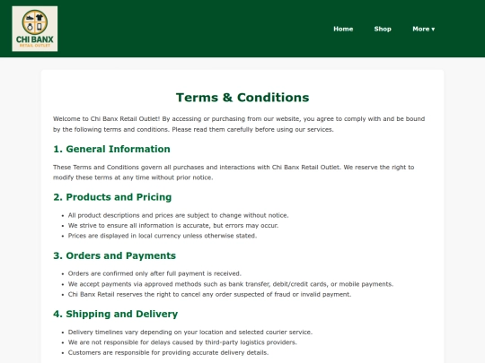 tandc screenshot