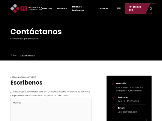 contacto screenshot