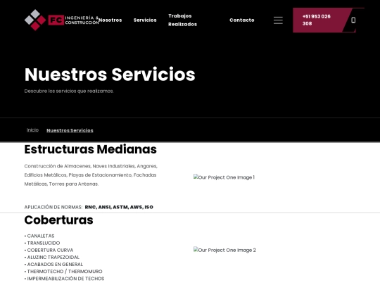servicios screenshot