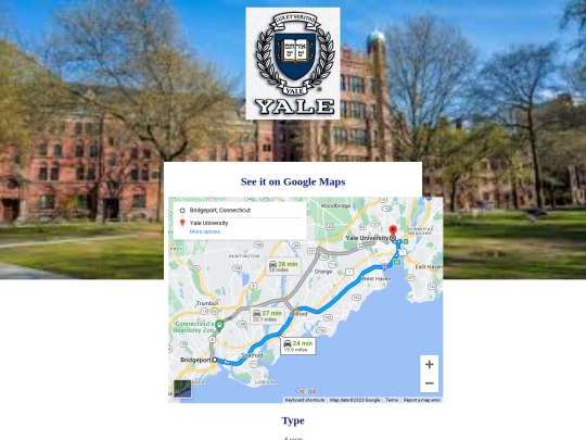 Yale screenshot