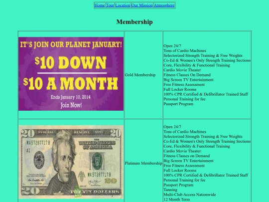 membership screenshot
