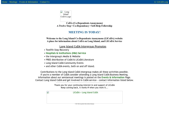 Development/homepage screenshot