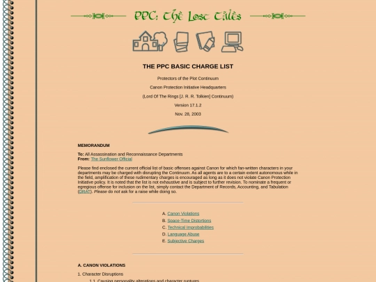 handbook/chargelist_lotr screenshot