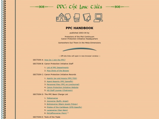 handbook screenshot