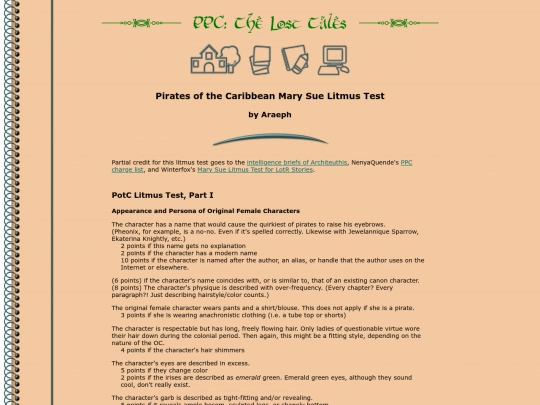 handbook/suetest-potc screenshot