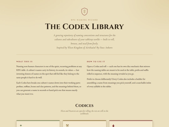 index screenshot