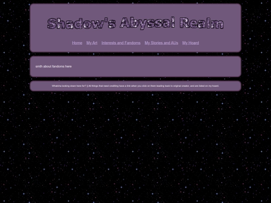 interests screenshot
