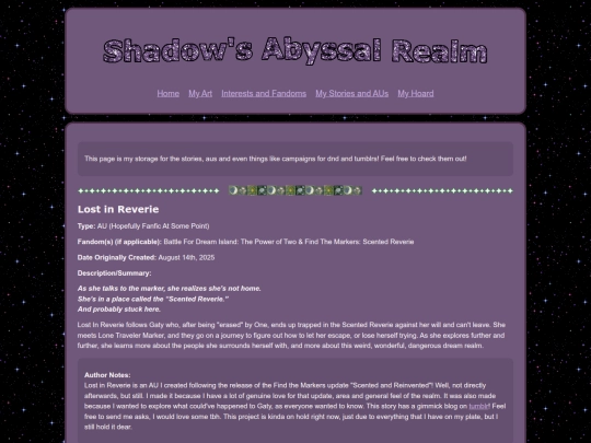 stories screenshot