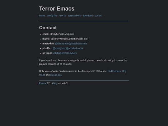 contact screenshot