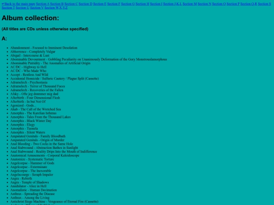 albums screenshot