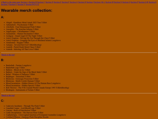 shirts screenshot