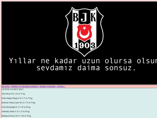 besiktasinoyunculari screenshot