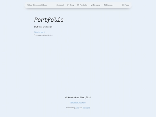 portfolio screenshot