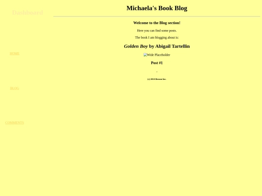 blog screenshot