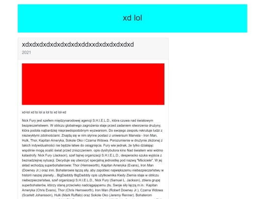 index screenshot