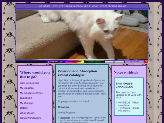 creations/newsletter/caa-catalogue screenshot