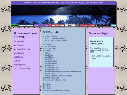 creations/poems/self-portrait screenshot