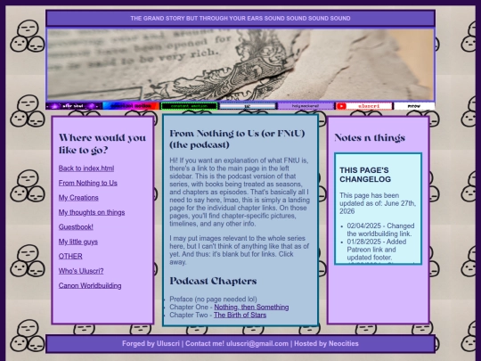 from-nothing/podcast/podcast-landing screenshot