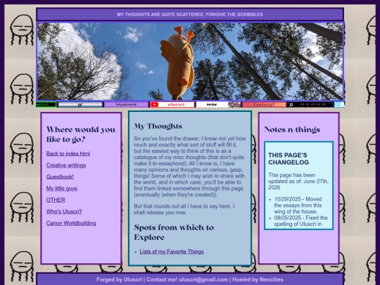 thoughts/thoughts-home screenshot