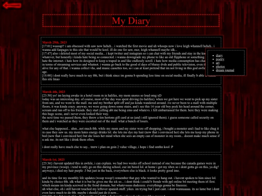 journal screenshot