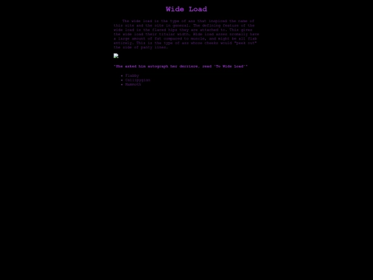 wideload screenshot
