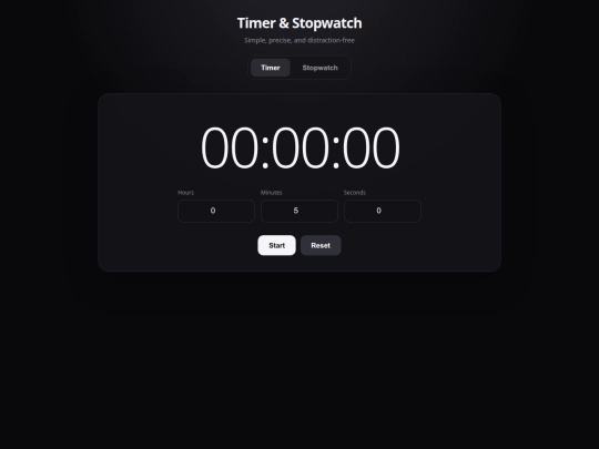 timer screenshot
