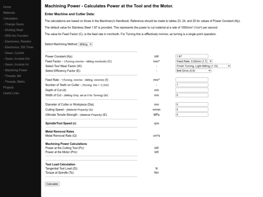 EngineeringWorkshop/machiningpower screenshot