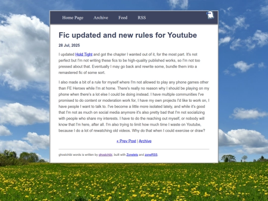 posts/2025-07-28-Fic-updated-and-new-rules-for-Youtube screenshot