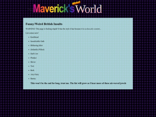 funnybriishinsults screenshot