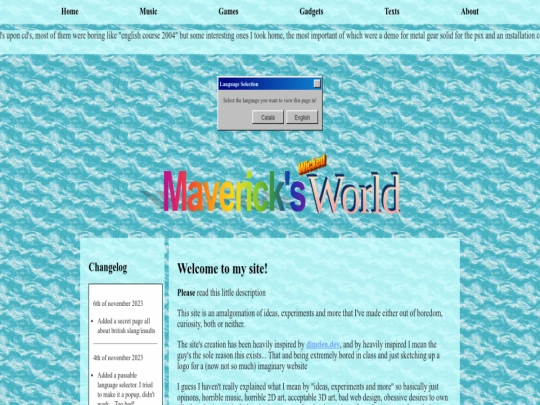 index screenshot