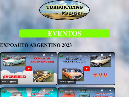 eventos screenshot